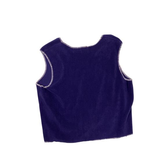 Vintage Basic Editions Christmas Vest Womens 2XL Teacher Holiday Sweater Vest - Picture 3 of 4